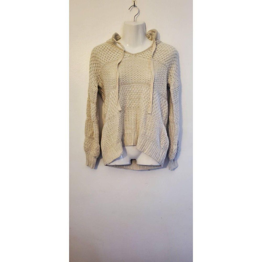 American Rag Hooded Sweater  XS Cream   Knit